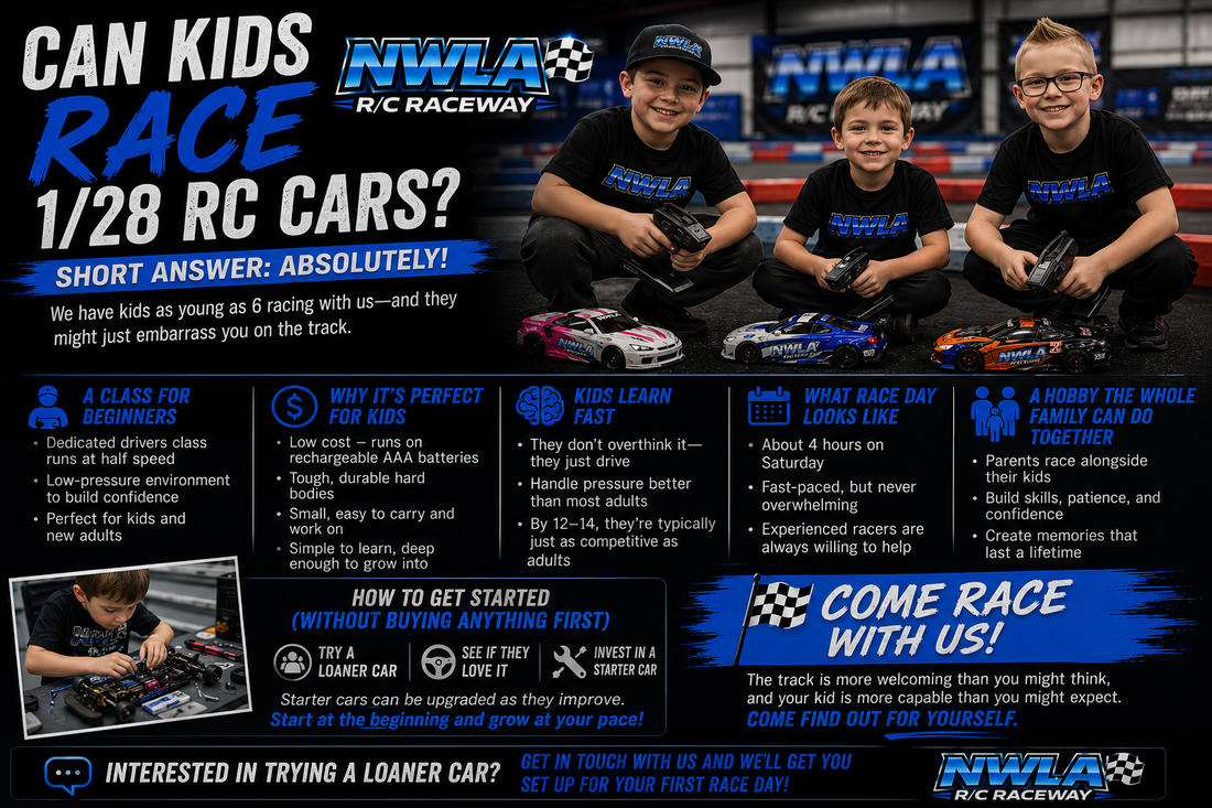 Can Kids Race 1/28 RC Cars?