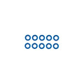 Team Associated Ballstud Washers, 3.8 X 2.0 X 0.25mm (10pcs)