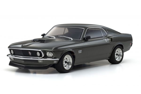 1:10 Scale Radio Controlled Electric Powered 4WD FAZER Mk2 FZ02L Series readyset 1969 Ford Mustang Boss 429 Black Jade 34437T1
