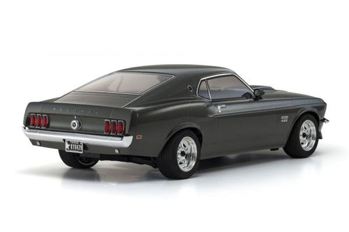 1:10 Scale Radio Controlled Electric Powered 4WD FAZER Mk2 FZ02L Series readyset 1969 Ford Mustang Boss 429 Black Jade 34437T1