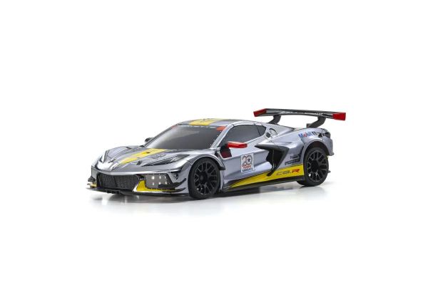 MINI-Z RWD MR-04 readyset CHEVROLET® CORVETTE® C8.R Chrome / Yellow Kyosho America 20th Anniversary 32356CRY