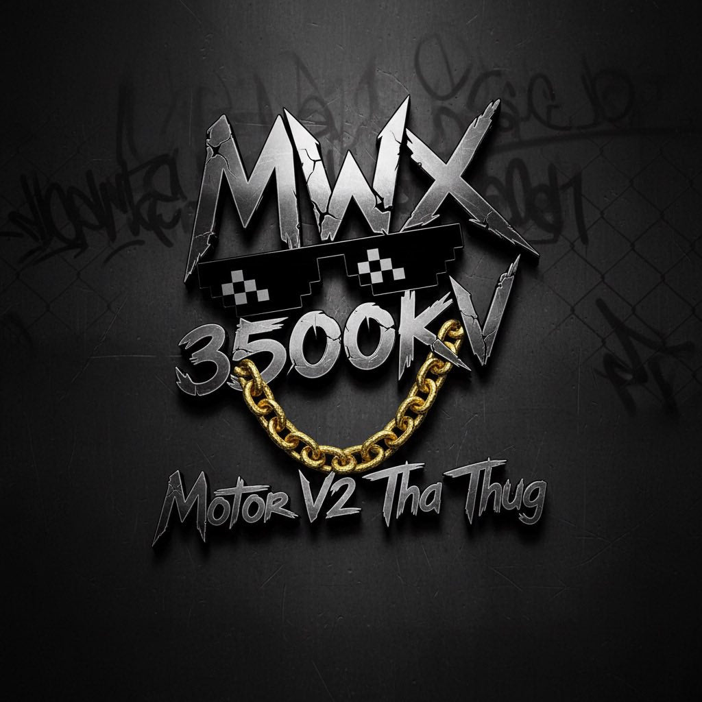 **PRESALE** MWX "Thug"TUNED V2 3500 KV MOTOR MX-35-173