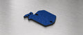 TC28 SERVO RECEIVER MOUNT PLATE / BLUE 3K TWILL CARBON