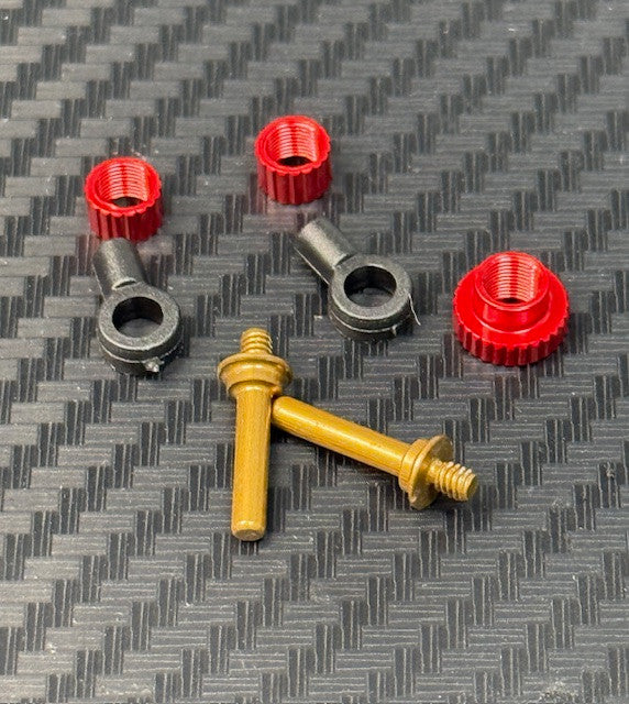 R1/F1 HARD ANODIZED SIDE SHAFTS AND COLLARS(R1-SS-303)