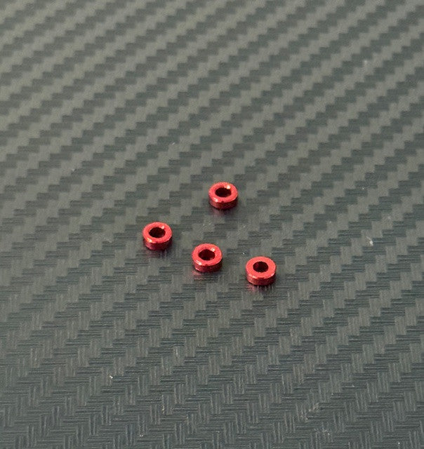 Red Anodized shims (1.5mm)4pcs RD4XSH