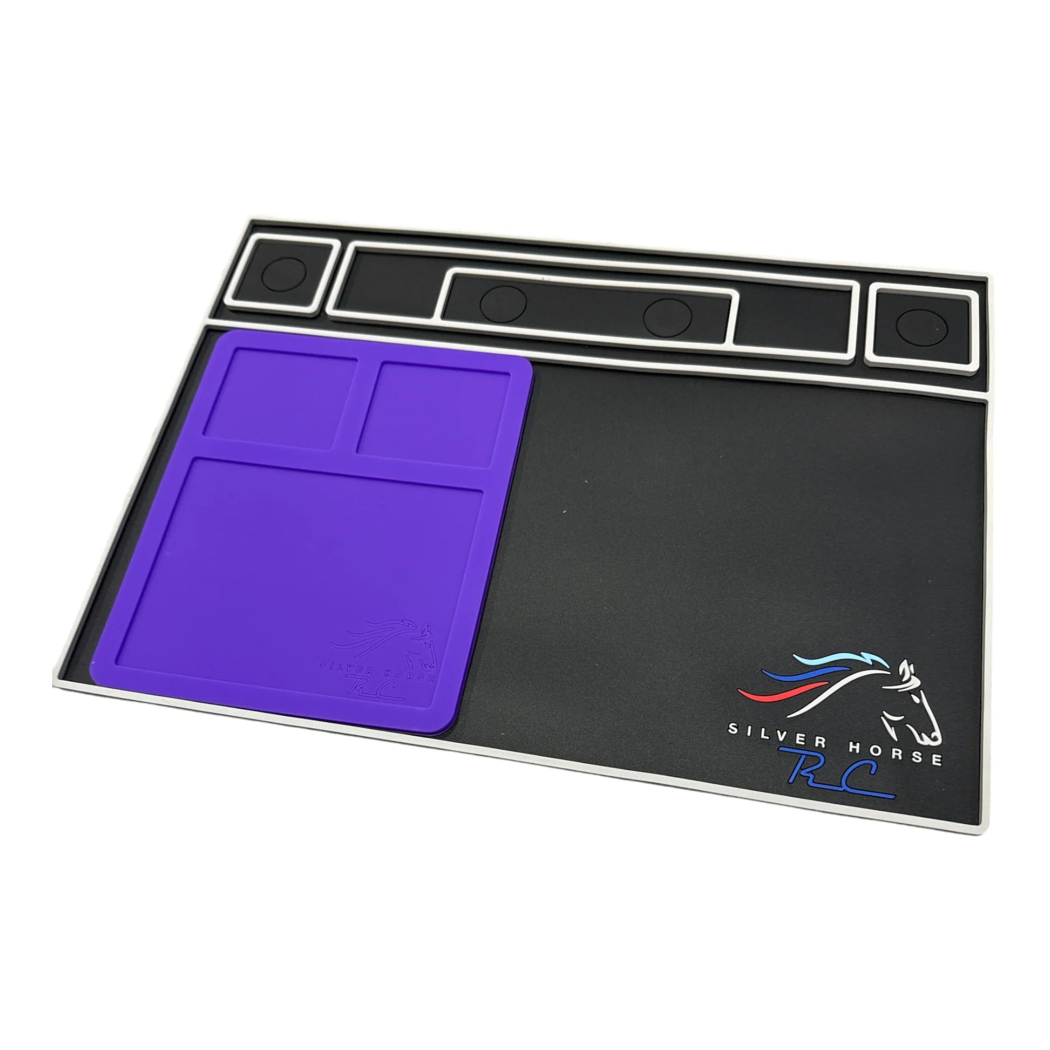 Silver Horse RC Pit Mat V2! Includes nesting high heat solder mat!