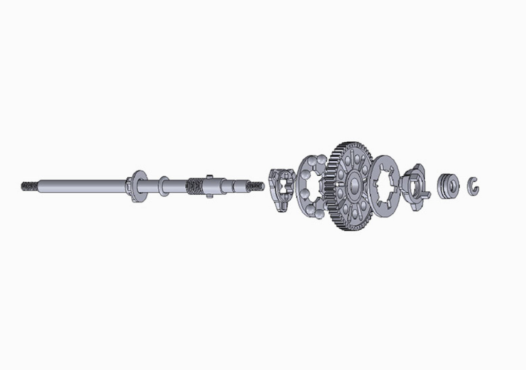 RX515V4 Reflex Racing Lightweight Ball Diff V4