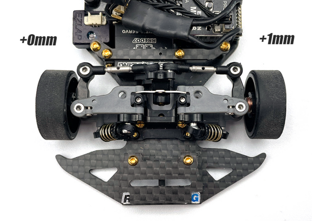 RX516V2 Reflex Racing Titanium Reverse Thread Adjustable Front Axles