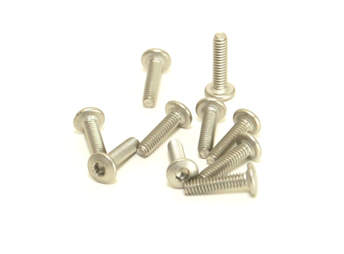 PN Racing M2x8 Titanium Button Head Hex Machine Screw (10pcs)