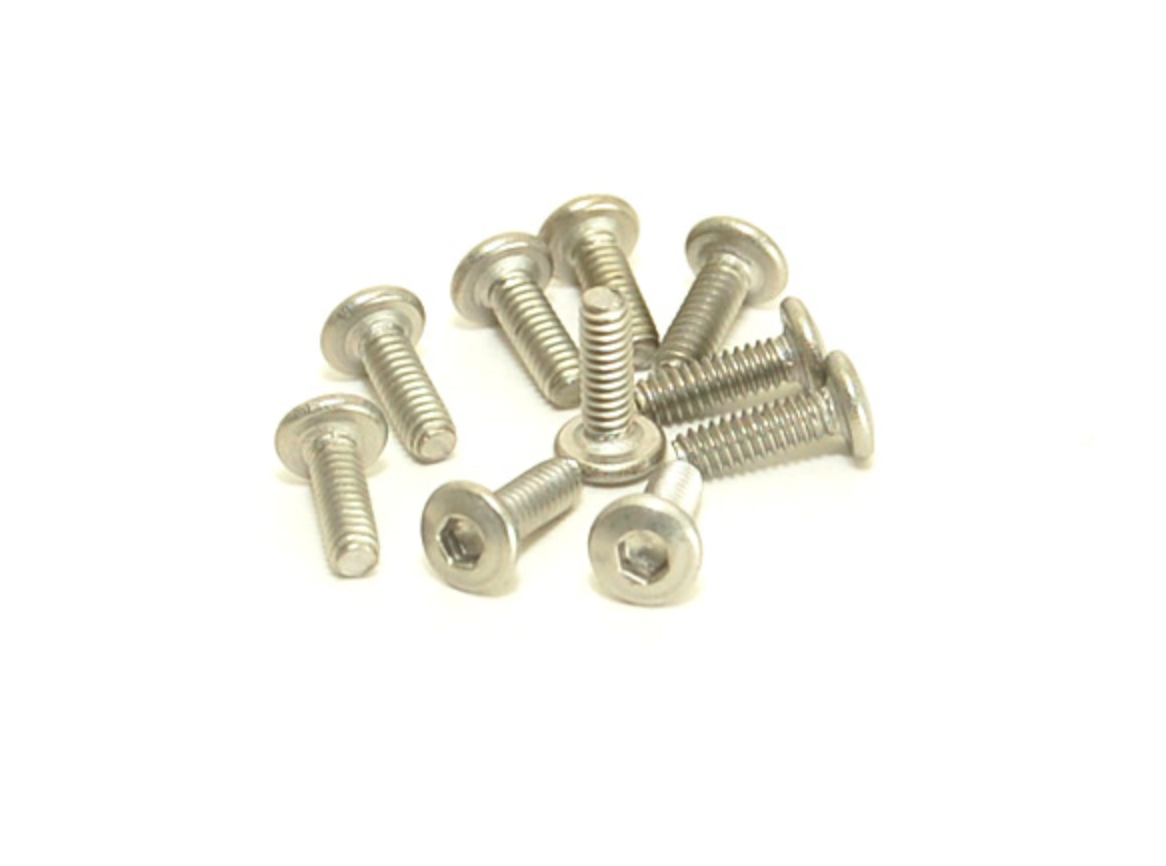 PN Racing M2x6 Titanium Button Head Hex Machine Screw (10pcs)