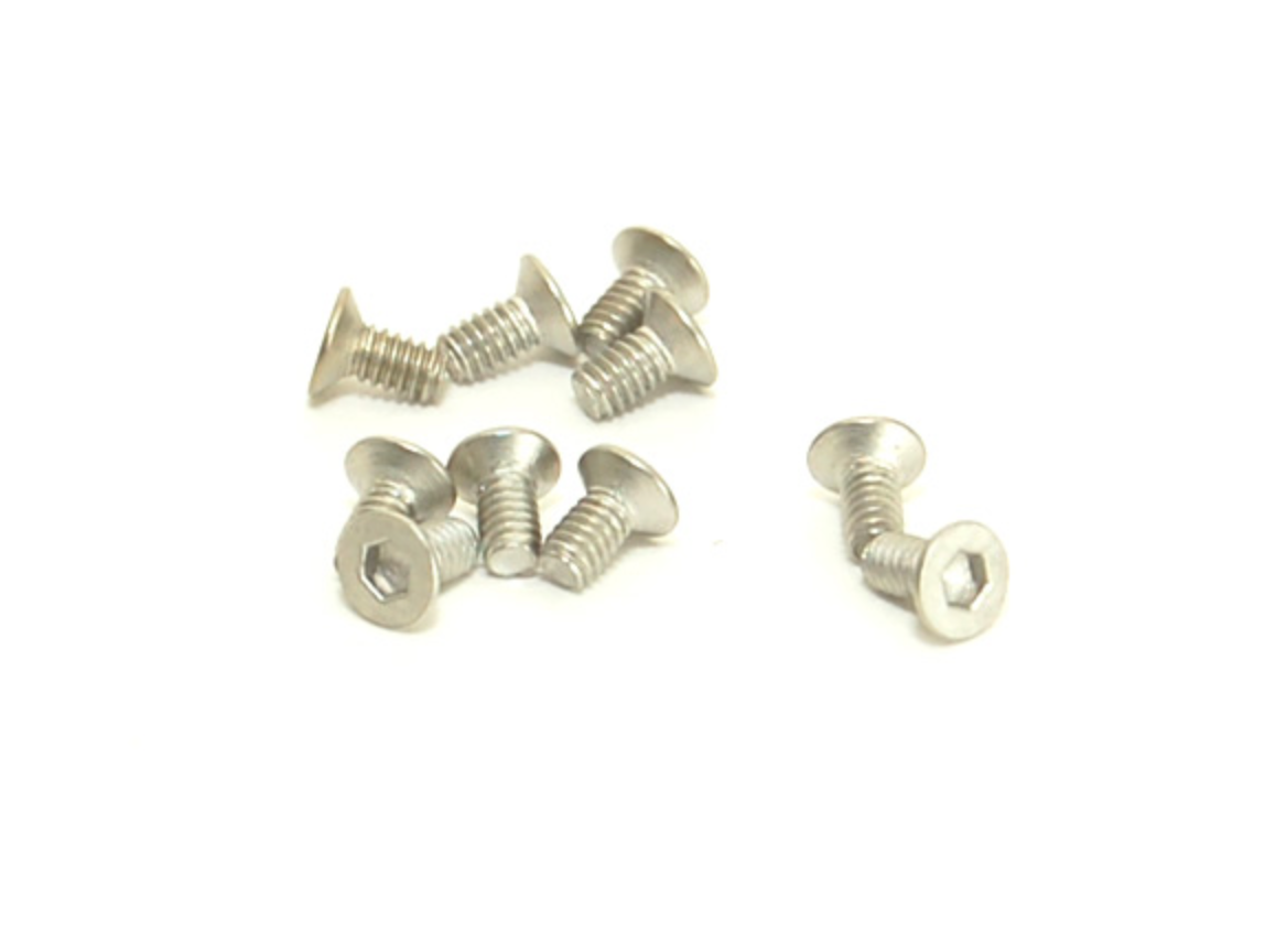 PN Racing M2x4 Titanium Countersunk Hex Machine Screw (10pcs)