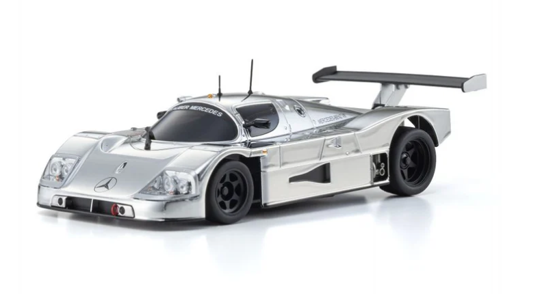 Kyosho MR-04 RWD Mini-Z Readyset w/Sauber-Mercedes C9 Body (Chrome/Silver) w/KT-531P 2.4GHz Radio