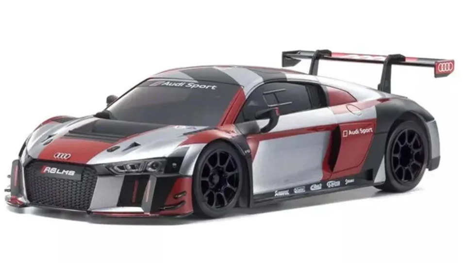 Kyosho MR-04 RWD Mini-Z Readyset w/Audi R8 LMS 2016 Body (Grey/Red) Body w/KT-531P 2.4GHz Radio