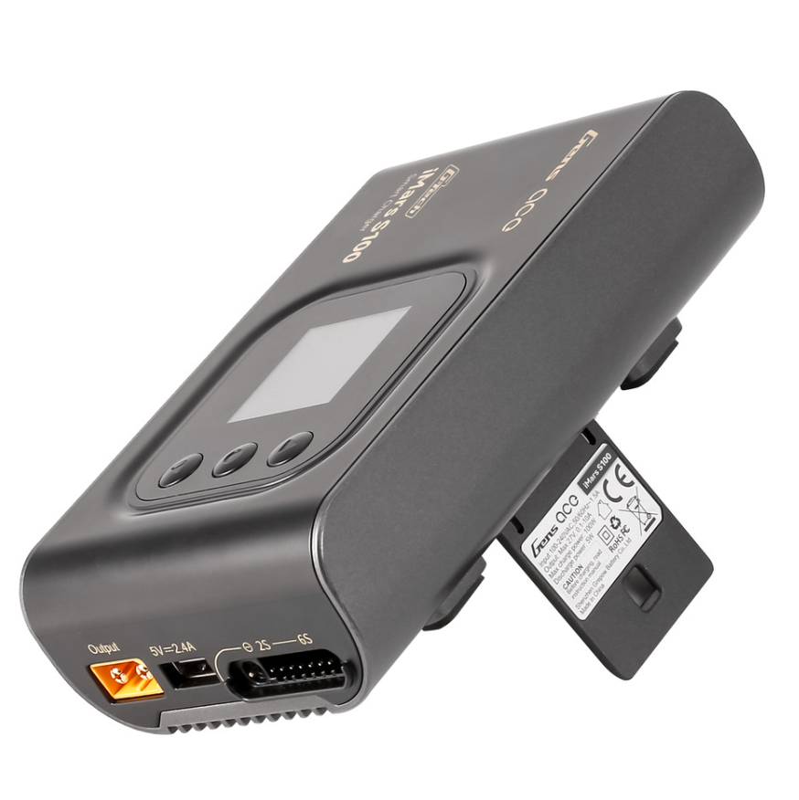 Gens ace iMars S100 G-Tech AC Balance RC Battery Smart Charger-Black