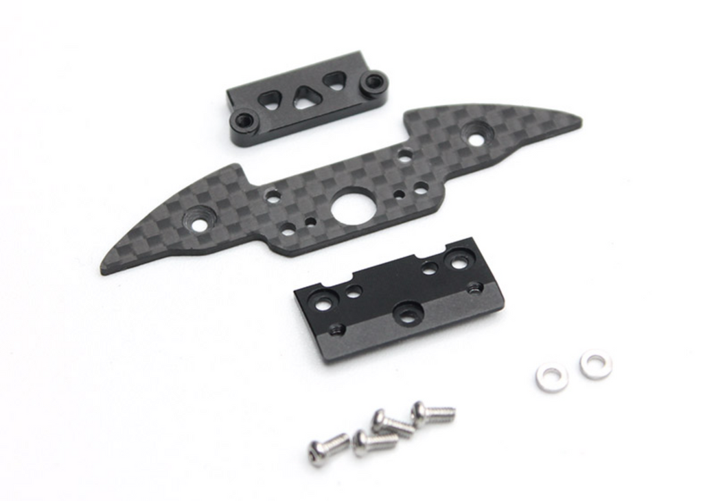 RX566 Reflex Racing MF-1 Carbon Fiber Bumper and Aluminum Clip Set