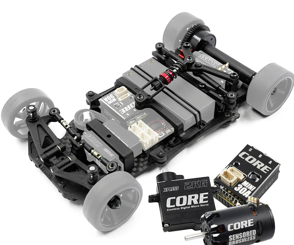 Xpress Pixel Z1 Pixel Z1 1/28 Competition Micro Racing Car Kit Core 2500KV Bundle
