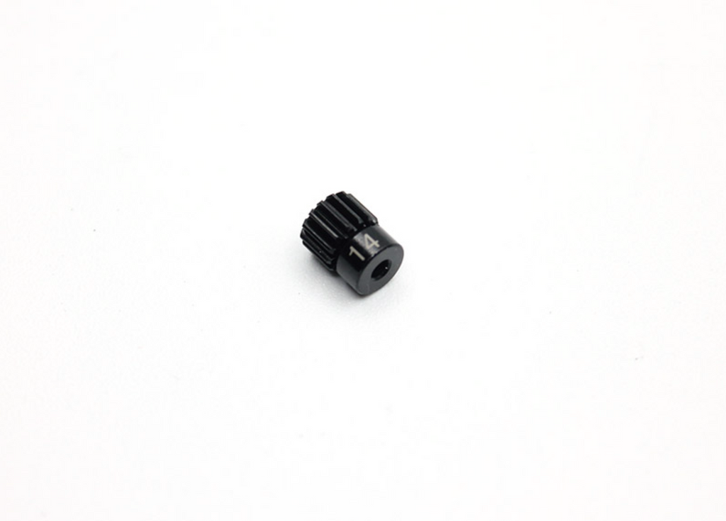 RX540-S14 Reflex Racing Hardcoated 7075 T6 Aluminum 64 Pitch Spec Pinion - 14T