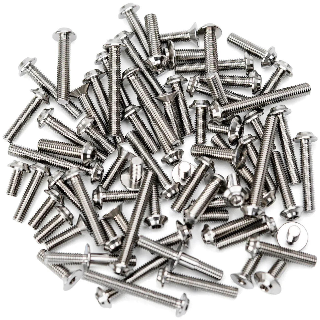 1UP RACING PRO DUTY TITANIUM UPPER SCREW SET - REFLEX RACING GX28