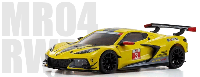 MINI-Z RWD MR-04 readyset CHEVROLET® CORVETTE® C8.R Yellow 32356Y**Preorder**