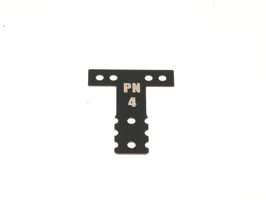 MINI-Z MR03 MM T-PLATE (#3 #4) ( Black Fiberglass) [PN RACING]